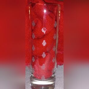 Courvoisier CV France Set of 4 Glass Cognac Tall Cocktail Glasses